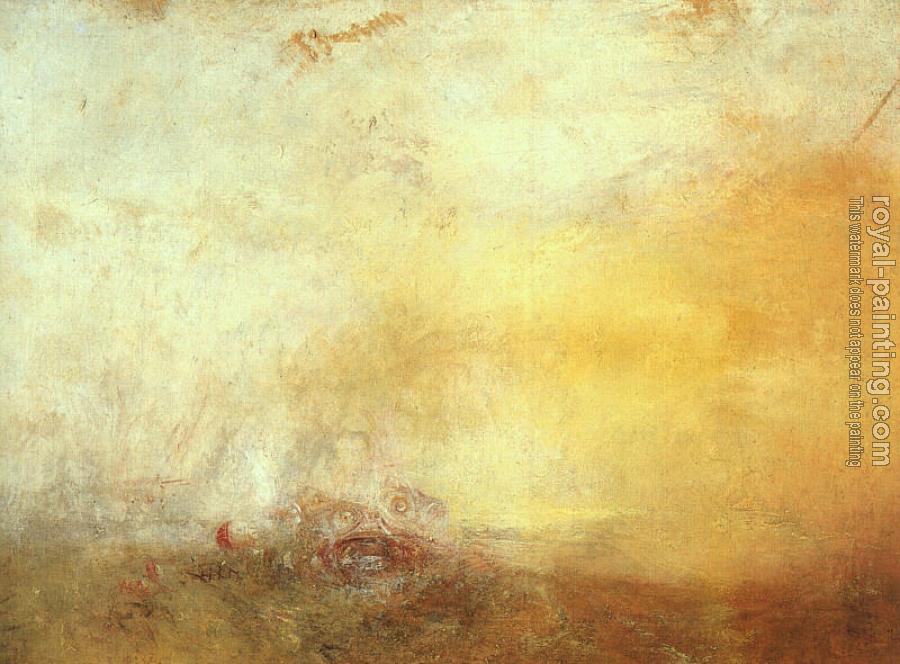 Joseph Mallord William Turner : Sunrise, with a Boat between Headlands